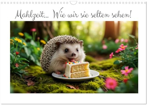 Mahlzeit... Wie wir Sie selten sehen! (Wandkalender 2026 DIN A3 quer), CALVENDO Monatskalender: Denn Sie wissen was Sie tun! Schlemmen im Wald mit einem Schmunzeln beobachtet. (CALVENDO Spass)