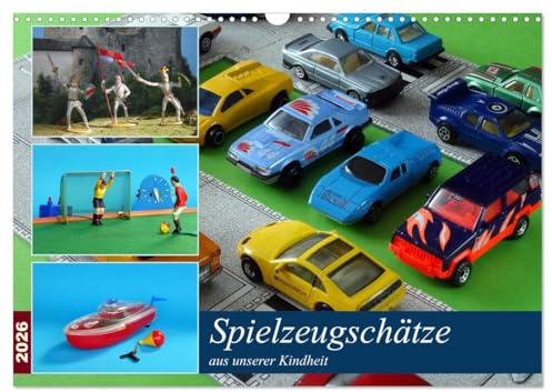 Spielzeugschätze aus unserer Kindheit (Wandkalender 2026 DIN A3 quer), CALVENDO Monatskalender: Unser Lieblingsspielzeug von einst (CALVENDO Hobbys)