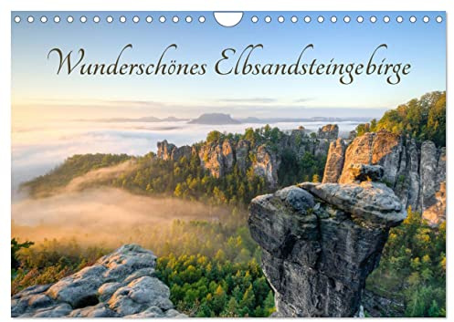 Wunderschönes Elbsandsteingebirge (Wandkalender 2026 DIN A4 quer), CALVENDO Monatskalender: Erleben Sie die Schönheit des Elbsandsteingebirges. (CALVENDO Natur)