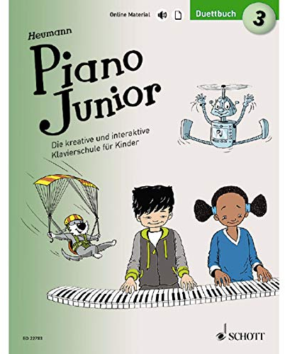 Piano Junior: Duettbuch 3: Vierhändiges Spielbuch zur Klavierschule. Band 3. Klavier 4-händig. (Piano Junior - deutsche Ausgabe, Band 3)