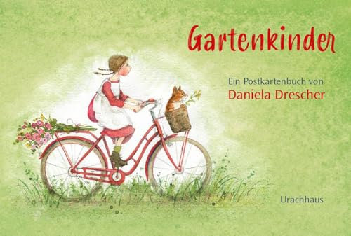 Postkartenbuch »Gartenkinder«: Zauberhafte Kartenmotive der international gefeierten Illustratorin Daniela Drescher. Natur pur - zum Verschicken und Verschenken.