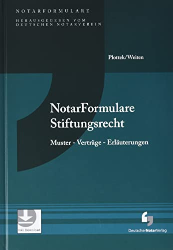 Notarformulare Stiftungsrecht