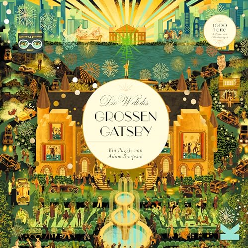 Die Welt des großen Gatsby: EIN 1000-Teile-Puzzle, Yellow
