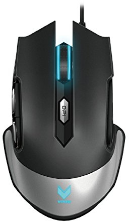 Rapoo VPRO V310 Laser Gaming Maus, Integrierter Speicher, LED-Beleuchtung, exakte Bewegungserfassung, schwarz