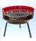 MilaniHome.it - Barbecue Carbonella 23 con Griglia per Esterno Giardino, Portico, Terrazzo, Campeggiodi coloreRosso