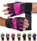 BLACKROX Fitnesshandschuhe echtes Leder Herren & Damen V3 Boston Kraftsport Handgelenkschutz Trainingshandschuhe Gym Handschuhe Bodybuilding Gym Gloves Kraftsport (Pink, S)