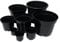 Black Plastic Plant Pot Flower Pots 0.5 1 2 3 4 5 7.5 10 12 15 25 32 45 Litre (1, 7.5L)