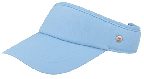 Balke Sonnenschild Visor mit Klettverschluss für Damen und Herren One Size, Hellblau