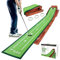 ToVii Putting Green - Indoor/Outdoor Golf Practice Mat with Auto Ball Return, 3 Holes