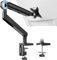 PUTORSEN Soporte de Monitor Escritorio para Pantallas de 17 a 35 Pulgadas, Abrazadera Escritorio Soporte, Ajuste de Altura con Inclinación Giratorio Rotar, Peso 1-10,5 kg, VESA 75 y 100 mm