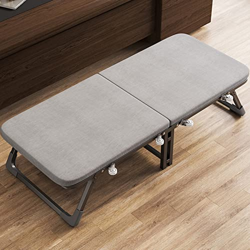 Feldbett klappbar, Campingbett aus 600D Oxfordgewebe, Feldbett 150kg, Campingliege faltbar tragbar, Ultraleichtes Karpfenliege mit Metallbasis, Einzelbett Erwachsene für Camping&Reisen(185*70*36CM)