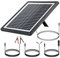 HISUNAGE 15W Waterproof Solar Battery Maintainer Trickle Chargers Kits, 12 Volt Portable Solar Panel Trickle Charger & Built-in Intelligent MPPT Controller for Car Boat Marine RV Trailer Automotive