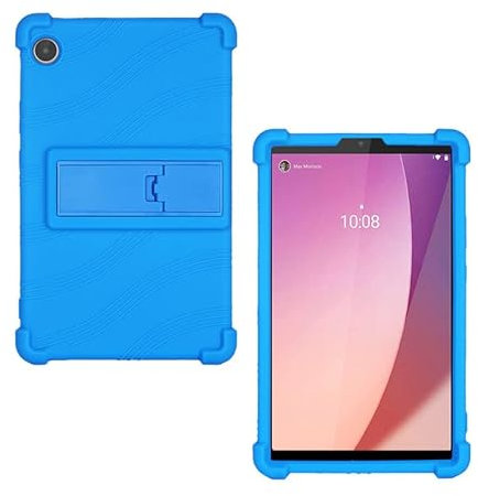 ORANXIN Case for Lenovo Tab M8 4th Gen 2023 - Soft Silicone Lightweight Shockproof Stand Function Rubber Shell Protective Cover for Lenovo Tab M8 4th Gen TB-300FU Tablet 2023