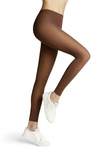 FALKE Pure Matt 50 DEN W Le semi-opaques unis 1 paire, Leggings Femme, Marron Clay 5029, S