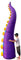 Vinfgoes Giant 13.1FT Lighting Inflatable Octopus Tentacle, Octopus arm Legs with Blower for Halloween, Outdoor Events, Commercial Performance Activities, Stage Roof Party Decor (Purple A)
