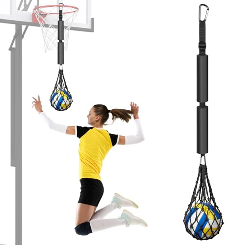 UZTUGG Volleyball-Spike-Trainer, Volleyball-Trainingshilfen, Volleyball-Angriffstrainer, verstellbares Volleyball-Spiking-Trainingssystem kann Ihr Servieren, Springen, Armgeschwindigkeit und