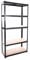 5 Tier Heavy Duty Boltless Metal Shelving Shelves 180cm /150cm Storage Rack Shelf Garage Home (Black, H 150 x W 70 x D 30 Cm)