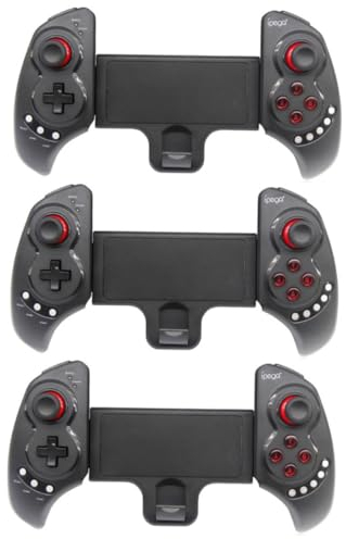 BESTonZON 3st Telefongriff Gamepad Game-handle-controller Lila Teleskopisch