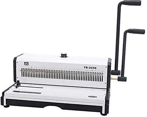 Generic Bürozubehör, A3-Papierstanzer-Bindemaschine – manueller Spiralpapierschneider, dekorative Lochstanzmaschine, 46 Löcher, ganz aus Stahl, geeignet für Schulen, Büros, Grafikhäuser