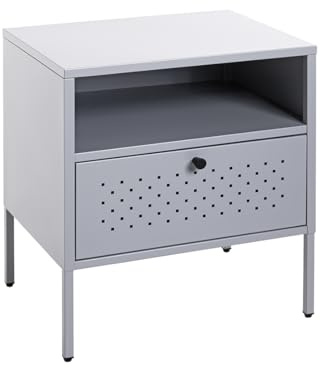 HAKU Konsole, grau, Metall - Maße: B 45 x H 50 x T 35 cm, Style: Modern