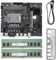 ATX LGA1700 Motherboard, 220 X 180 Mm DDR4 2133 Hz PCIE 4.0 X16 Steckplatz PCIE 3.0 X1 HDMI DP VGA NVME M.2 Port Gigabit LAN Karte Desktop PC Motherboard für (H610-Motherboard +