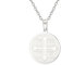 Orthodoxe Kreuz Halskette für Frauen IC XC NIKA Kreuz Jesus Christus Medaillon Anhänger griechische byzantinische Kreuz Halskette östlichen religiösen Schmuck Christlich Katholisches Geschenk (silber)