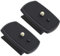 2Pack Universal Quick Release QR Plate Tripod Head for Velbon CX-444 CX-888 CX-460 CX-460mini CX-470 CX-570 CX-690 DF-50/ Sony VCT-D580RM VCT-D680RM VCT-R640 / QB-4W，velbon quick release plate