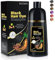 Schwarzes Haarfärbe black hair dye shampoo 3 in 1 Haarfärbe shampoo für Frauen & Männer für graue Deckung für sofortige & pflanzliche & natürliche