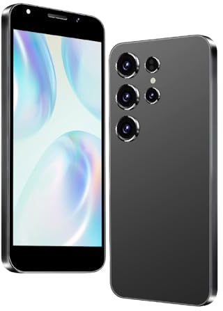 DEMANN GMBH Handy freischalten, 5,0-Zoll-Bildschirm, 2 GB RAM + 16 GB ROM/TF 128 GB, Dual-Kamera, unterstützt 4G LTE FDD TDD, Dual-SIM-Karten, geeignet für Anfänger. (Black)