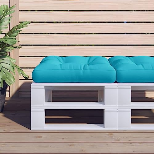 Frdhee Sitzkissen Für Bank Sitzbank Sitzpolster,Palettenkissen Türkis 58x58x10 cm Oxford Gewebe,Für Küchenbank Gardenbank Essbank,Einfach Zu Warten