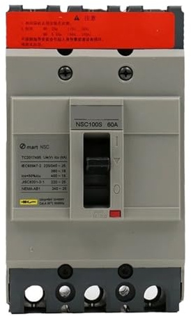 Leistungsschalter mit geformtem Gehäuse, Schalter MCCB NSC100S 15 A 20 A 25 A 30 A 40 A 50 A 60 A 75 A 80 A 100 A(3P,15a)
