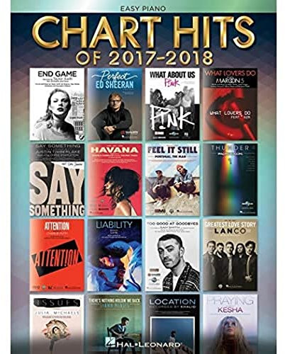Chart Hits of 2017-2018: Easy Piano