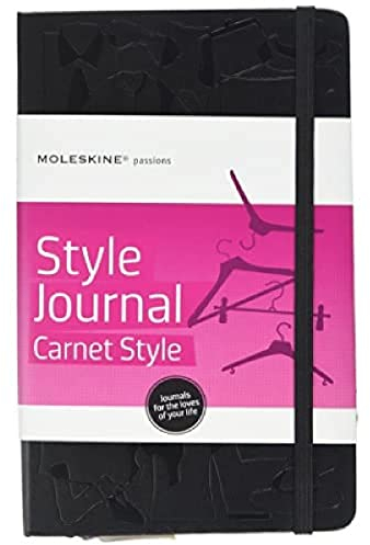 Moleskine Passion Journal / Stil / Large / Fester Einband mit Prägung / Schwarz