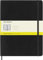 Moleskine Klassisches Notizbuch, Kariertes Notizbuch, Weicher Einband und Elastischer Verschluss, Größe XL 19 x 25 cm, Farbe Schwarz, 192 Seiten