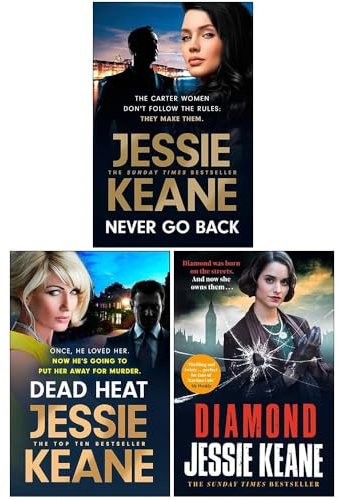 Jessie Keane 3 Books Collection Set(Never Go Back, Dead Heat & Diamond)
