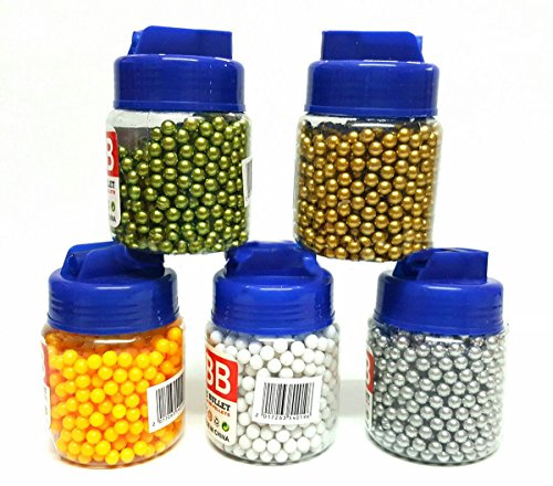 DPNY 1000 PCs 6mm Precision High Grade BB Pallets Bullet for BB Gun Tanks Plastic Toy