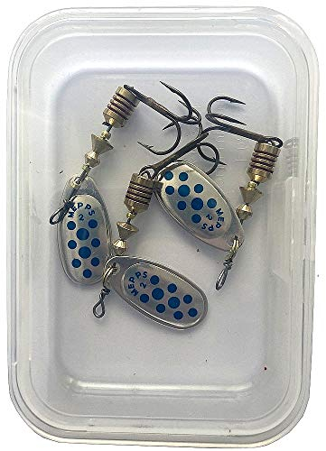 MEPPS Boite de 3 cuillers Comet Bleu Taille 2