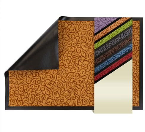 Primaflor Fußmatte - Brasil, 40x60 cm, Beige, Viele Größen und Farben, rutschfeste Schmutzfangmatte, Hochwertiger Fußabtreter, Sauberlaufmatte, Türvorleger für Flur und Eingang
