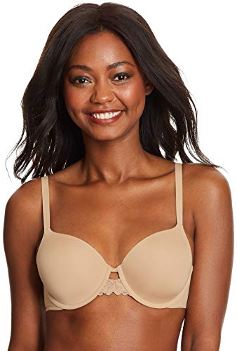 Maidenform Damen One Fab Fit Underwire, Microfiber T-Shirt, Full-Coverage Convertible Bra BH mit voller Abdeckung, Undurchsichtige, Paris, hautfarben, 85B