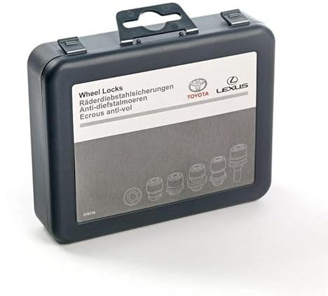 Toyota Genuine Hilux RAV4 Land Cruiser 120 locking Wheel Nuts Set PW45600003