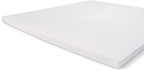Walra Spannbettlaken Topper 160x200, 100% Baumwolle Spannbetttuch, Perfekte Matratzenpassform, Weiches Gefühl, Knitter- & Bügelfrei - Weiß