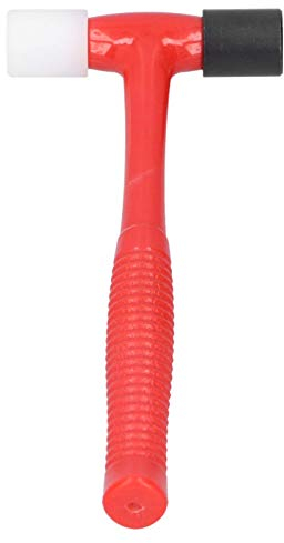 Gummihammer, Doppelkopfhammer Klein, Gummi Hammer Mit Rutschfestem Griff, Weicher Gummihammer Doppelseitiger Schonhammer Kleine Hammerhammer Schlägel Für Holz, Kunststoff, Leder Und Schmuckhandwerk