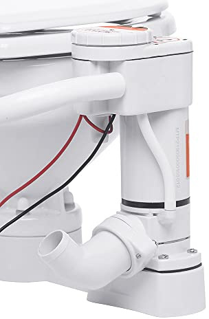 Compass Elektrischer Toiletten-Umrüstsatz I Einfache Umwandlung I Flexibel & Sparsam I Effizientes Spülen I Leichte Installation