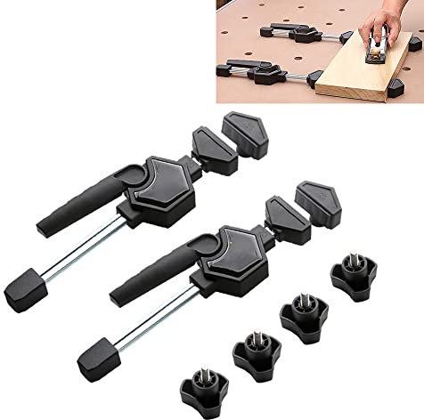 Singring Clamping Elements Workbench Dog Holes Clamp Adjustable Screw Clamp For Woodworking Fixed Hold (19mm)