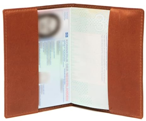 The Chesterfield Brand Passport Case Cognac