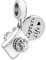 MiniJewelry White Camera Charm Compatible with Pandora Bracelets Capture Life CZ Love Sister Daughter Friends Aunt Granddaughter Birthday