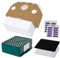 PRIMEBAG - 46 teiliges Sparset passend für Vorwerk Tiger 251 252 VT251 VT252 ideal für Allergiker - 18 Staubsaugerbeutel Vlies - HEPA-Filter-System - Fliederduft - Bestleistung beim Saugen