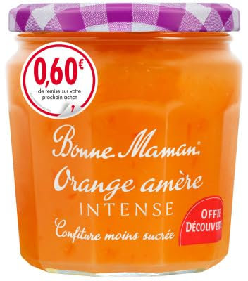 Bonne Maman Orange intense 335g od&brd - Le pot de 335g