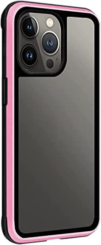 KAPPDE CaseCase para iPhone 13 Pro Max/13 Pro/13/13 Mini, funda protectora transparente a prueba de golpes, protección contra caídas de grado militar, parte trasera dura con marco de metal, resistente