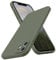 SURPHY Flat Silicone Case Compatible with iPhone 11 Case, Liquid Silicone Slim Fit Case (Individual Protection for Each Len) for iPhone 11 6.1 (Olive Green)